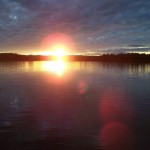 Your vacation post card from stunning Kennisis Lake.