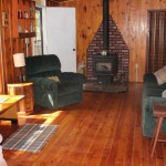 Living room. Knotty pine throughout. Country comfort.