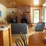 Open concept, living room, dining room.