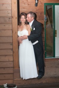 Carrie and Dan's wedding and honeymoon at Moose Haven cottage!