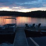 Sunset on dock