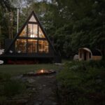 A peaceful evening by the fire