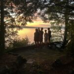 The sun sets on Lookout Point